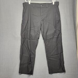 Eddie Bauer Travex Pants 40x28 Black Performance Stretch Hiking Gorp Tag 40x30